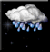 Light drizzle, Partly cloudy