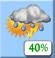 Monday: Chance Showers And Thunderstorms then Showers And Thunderstorms Likely